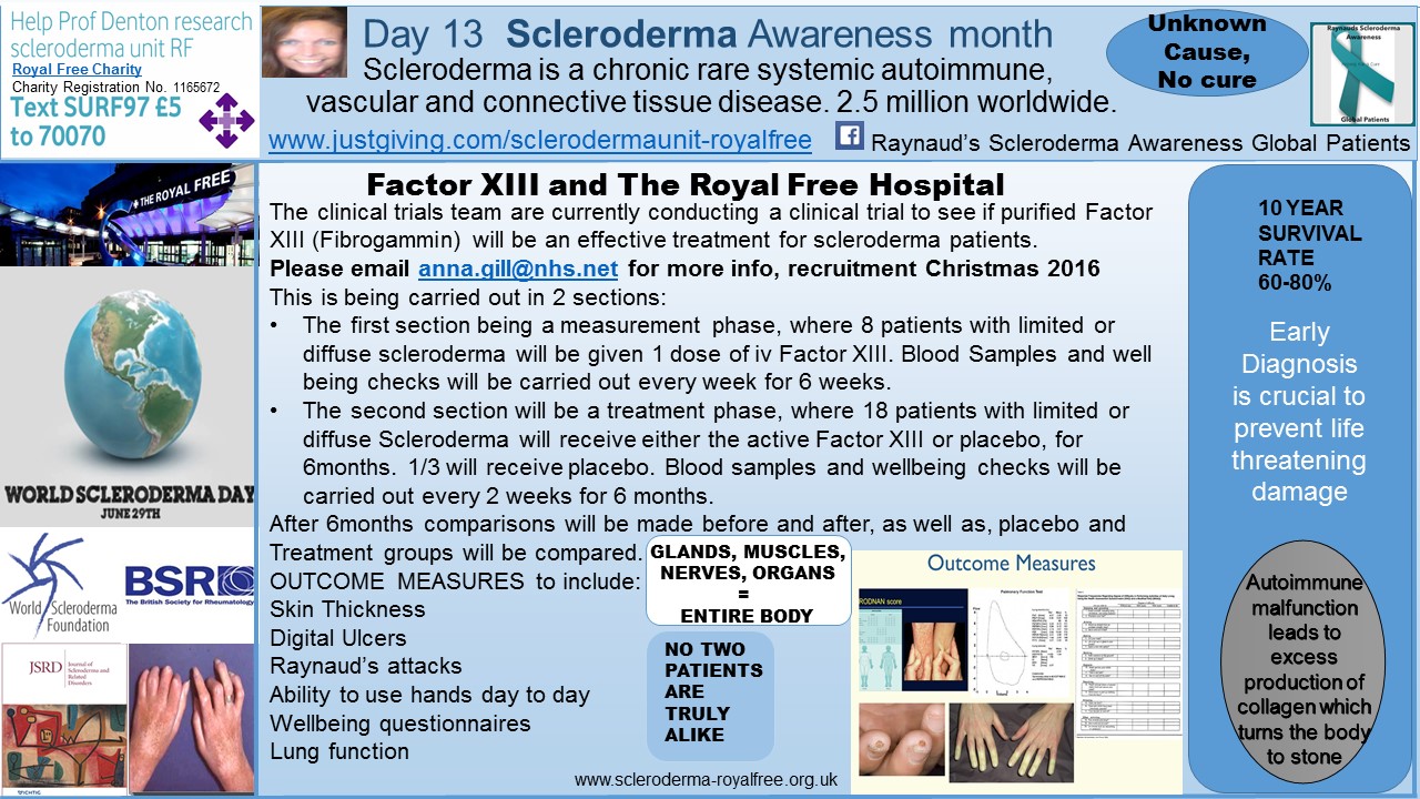 Day 13 Scleroderma Awareness month