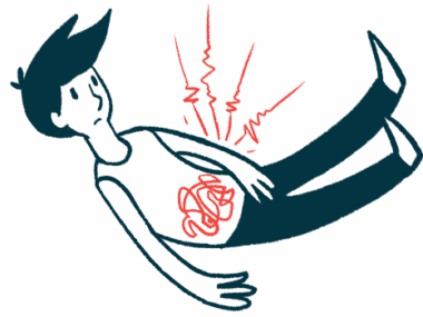 low muscle mass | Scleroderma News | GI symptoms | Illustration of person with IBD