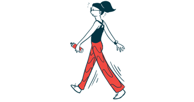 exercise | Scleroderma News | illustration of woman walking