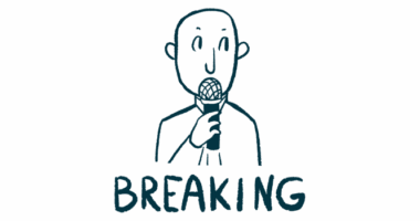 Scleroderma research | Scleroderma News | Fundraiser | Illustration of man speaking through microphone