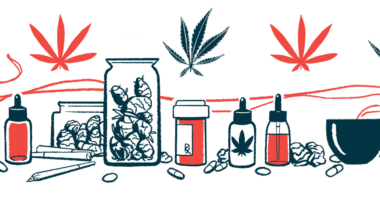 An illustration shows a variety of cannabis-derived treatments.