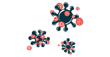 An illustration provides a close-up view of three cells.