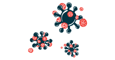 An illustration provides a close-up view of three cells.