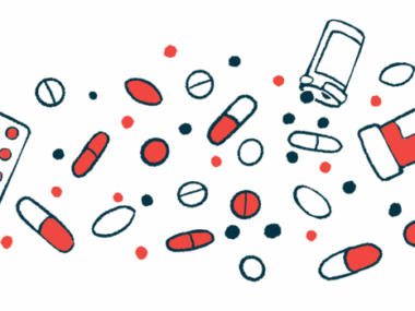 An illustration shows various oral medicines, pills and capsules scattered about.