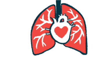 Illustration of a human heart and lungs.